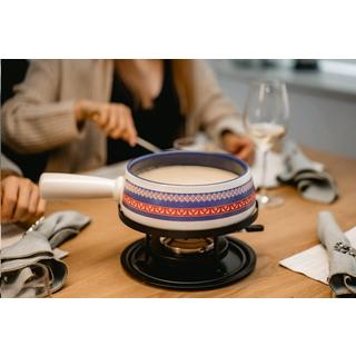 Kadastar Hirsch Wollband M22 Käsefondue Set 9 teilig  