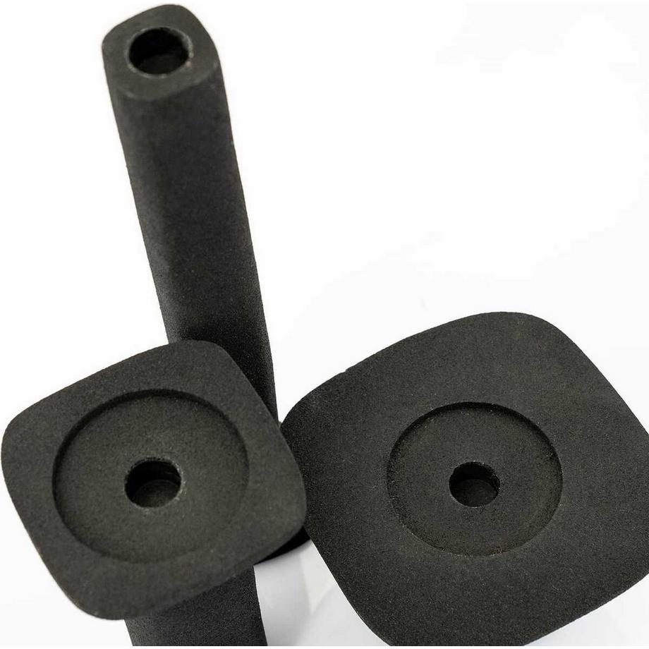 mutoni Portacandele Squand medio nero  