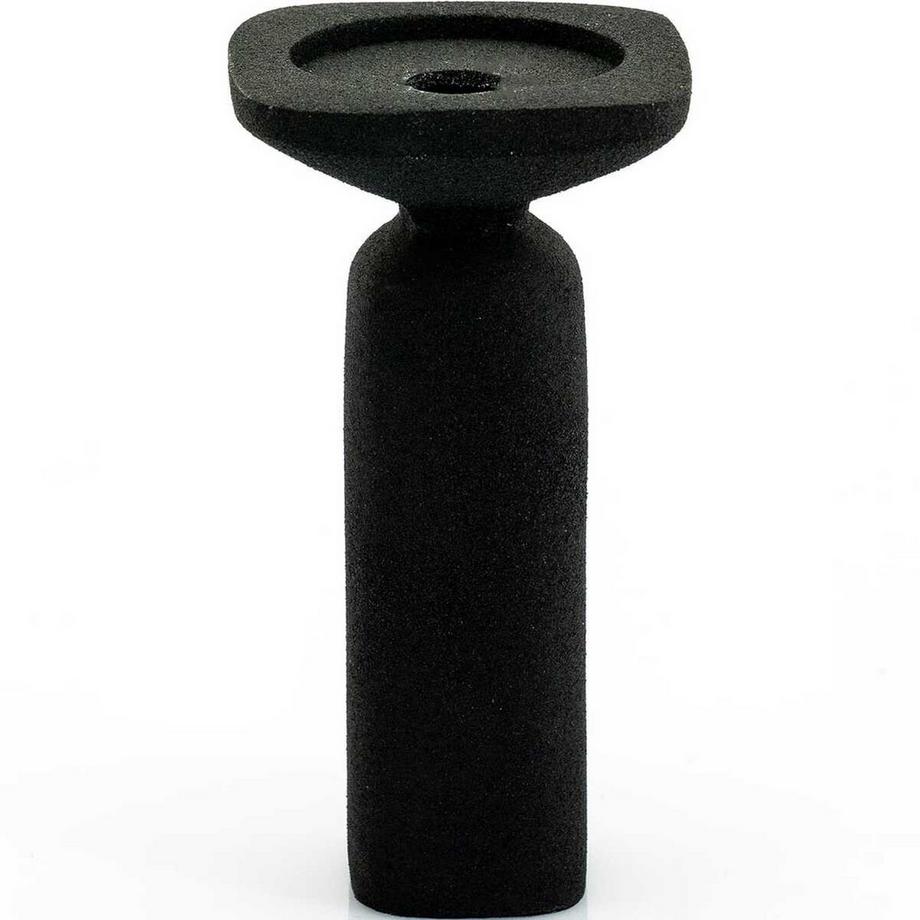 mutoni Portacandele Squand medio nero  