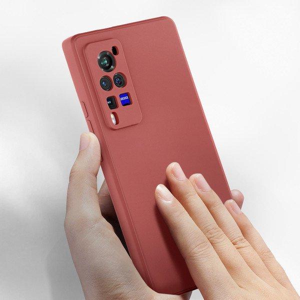 Avizar  Soft Touch Hülle Vivo X60 Pro Rosa 