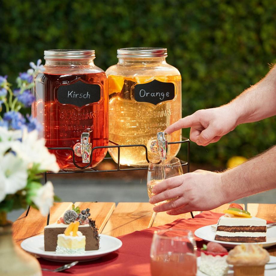 B2X Distributore di bevande da 2 pezzi con supporto da 4 litri  