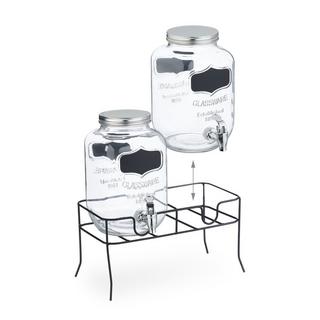 B2X 2er-Pack Getränkespender mit Ständer 4L  