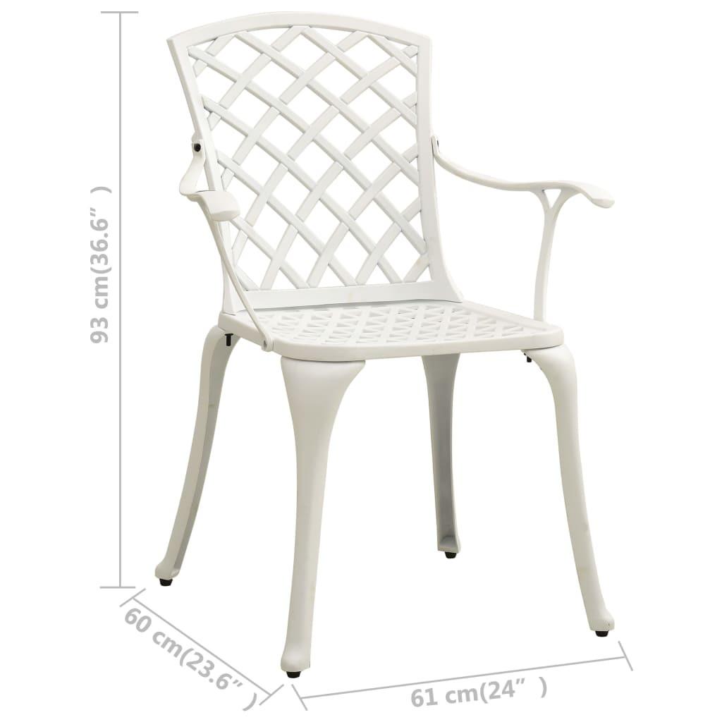 VidaXL Chaise de jardin aluminium  