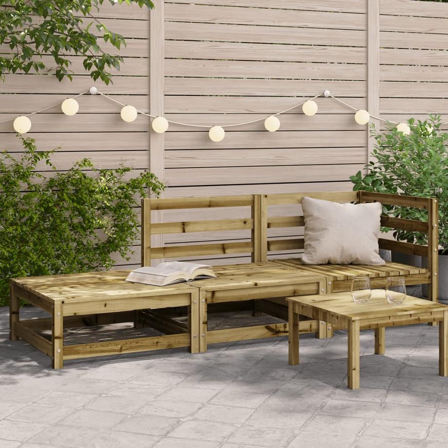 VidaXL Gartensofa imprägniertes kiefernholz  