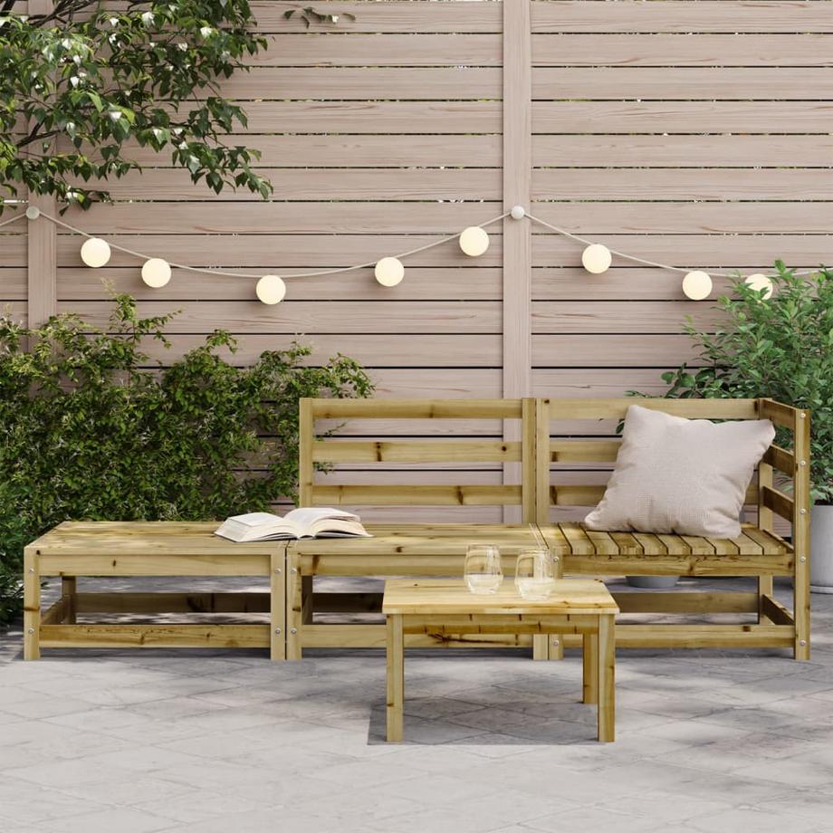 VidaXL Gartensofa imprägniertes kiefernholz  