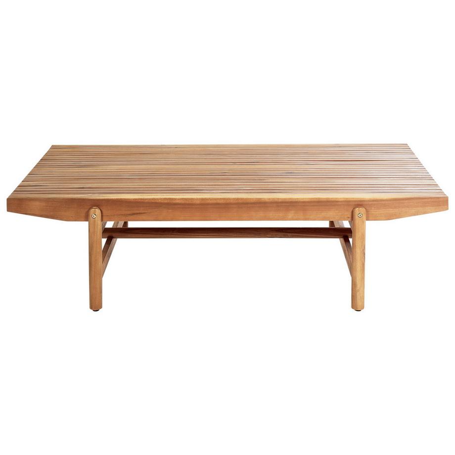 Beliani Outdoor Couchtisch aus Akazienholz Rustikal GIAVENO  