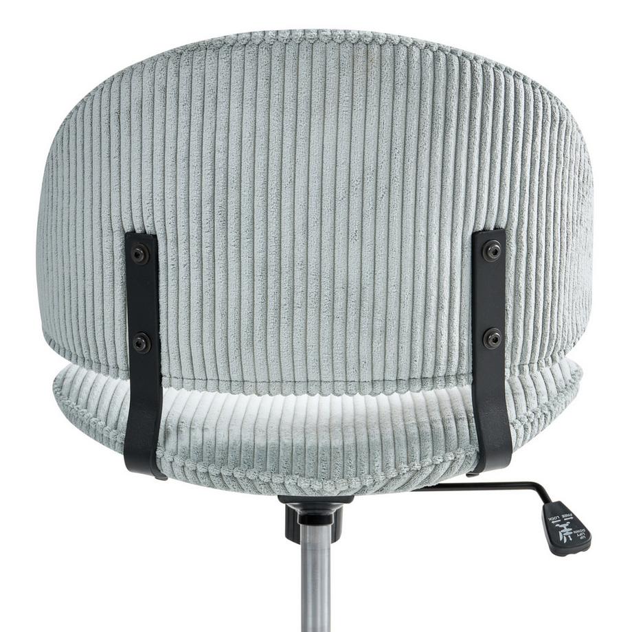 Beliani Chaise de bureau en Velours côtelé Moderne KIANA  