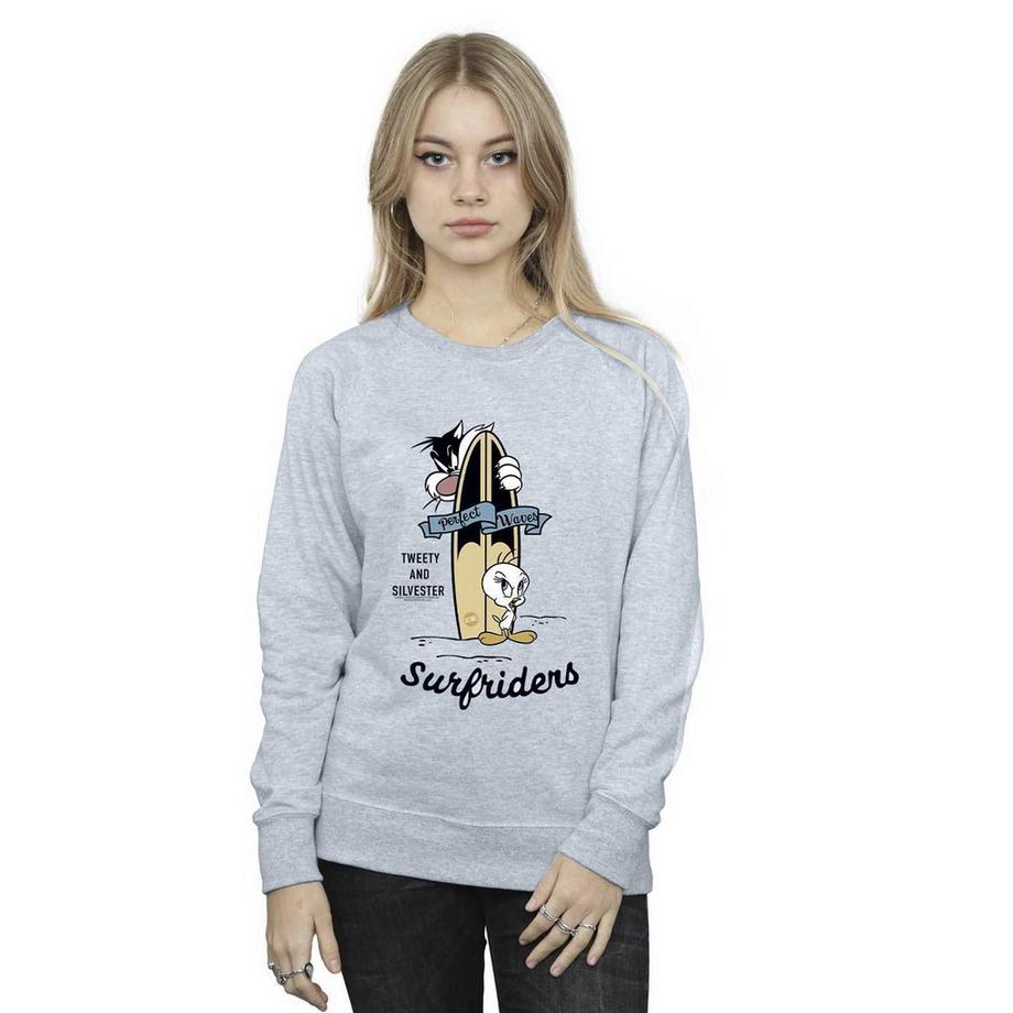 LOONEY TUNES Tweety et Sylvester Surfriders Sweatshirt  