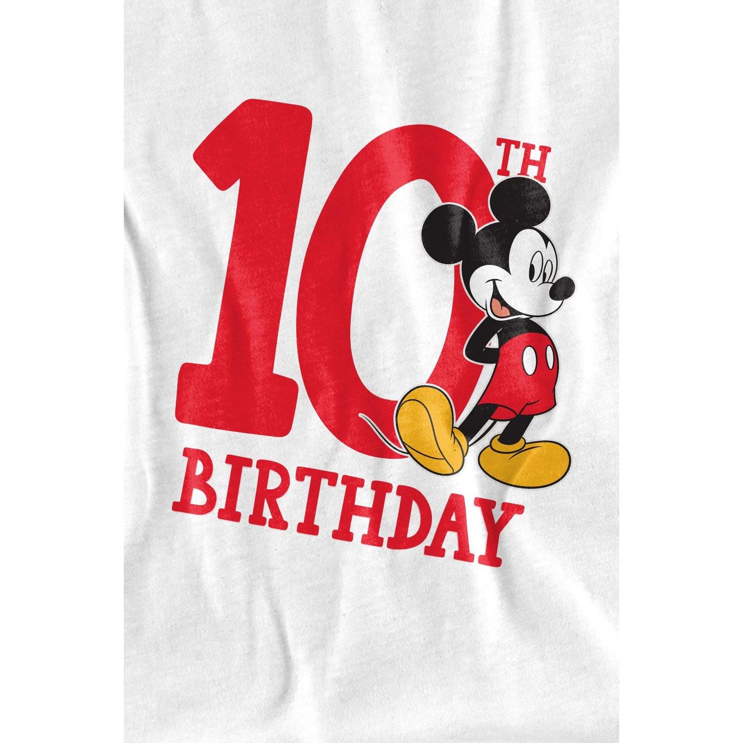 Disney  TShirt  10. Geburtstag 