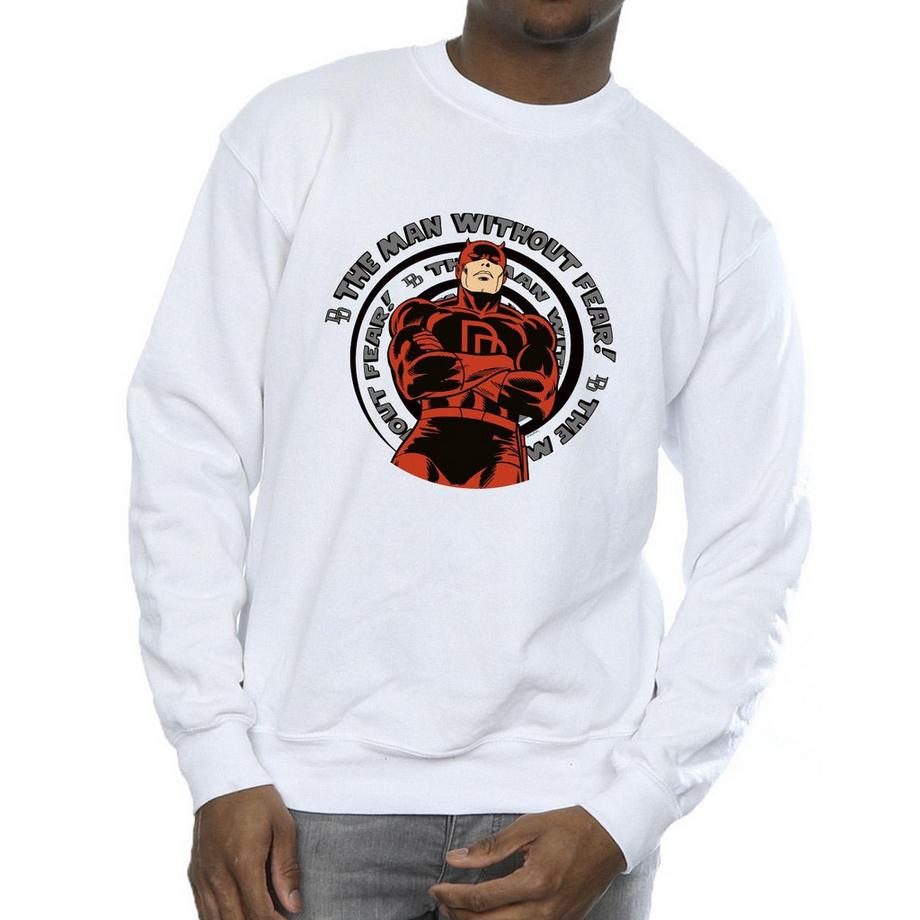 MARVEL Daredevil The Man Without Fear Imprimé Graphique Sweatshirt  