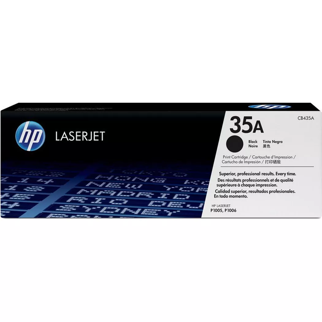Hewlett-Packard – HP Toner-Modul 35A schwarz CB435A LaserJet P1005 1500 Seiten, Schwarz, One Size