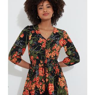 Joe Browns  Robe Maxi Dentelle Noire et Florale 