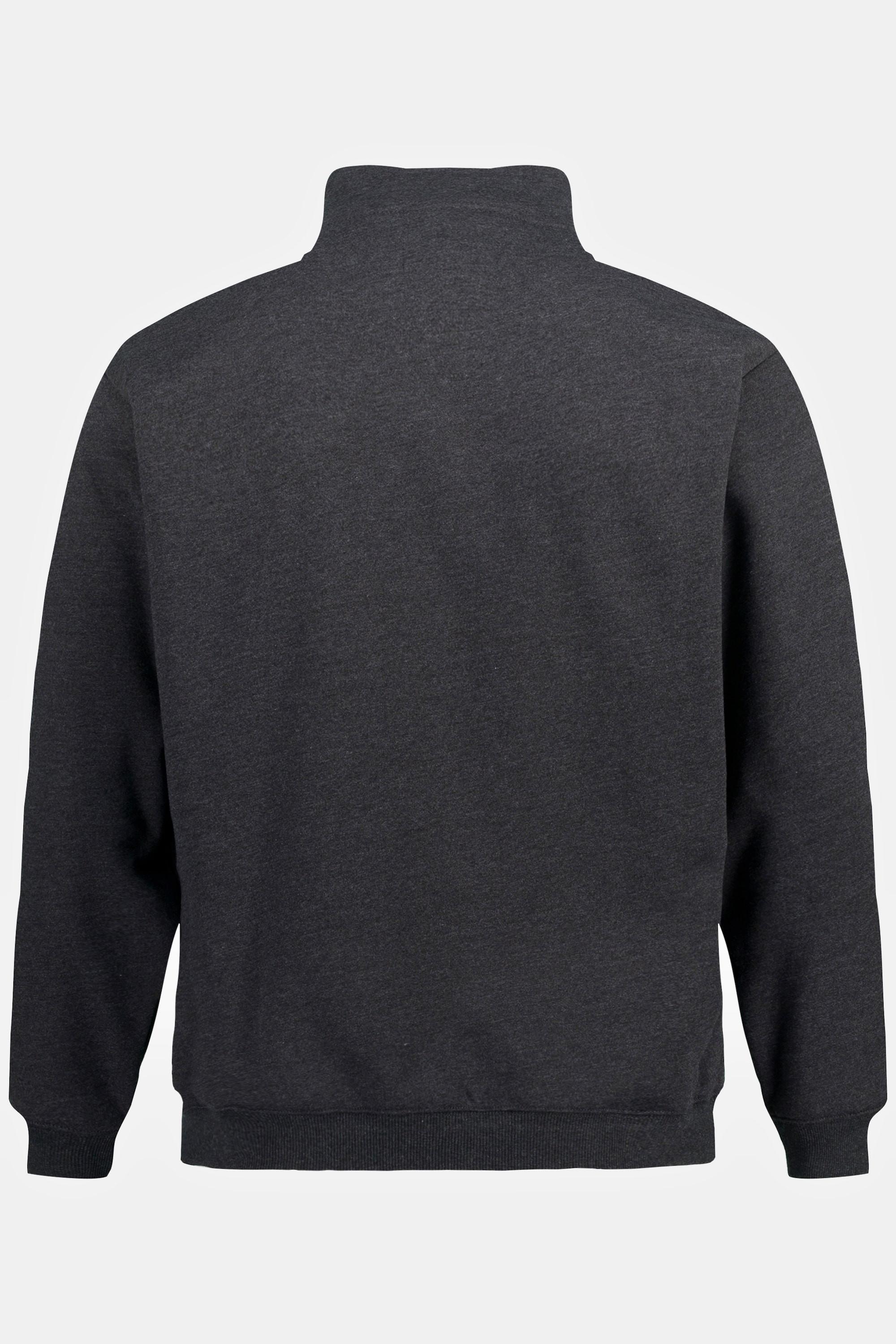 JP1880 Pull à Manches Longues Doublure Teddy Col Montant Boutons Pression  