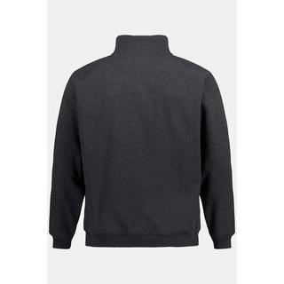 JP1880 Pull à Manches Longues Doublure Teddy Col Montant Boutons Pression  