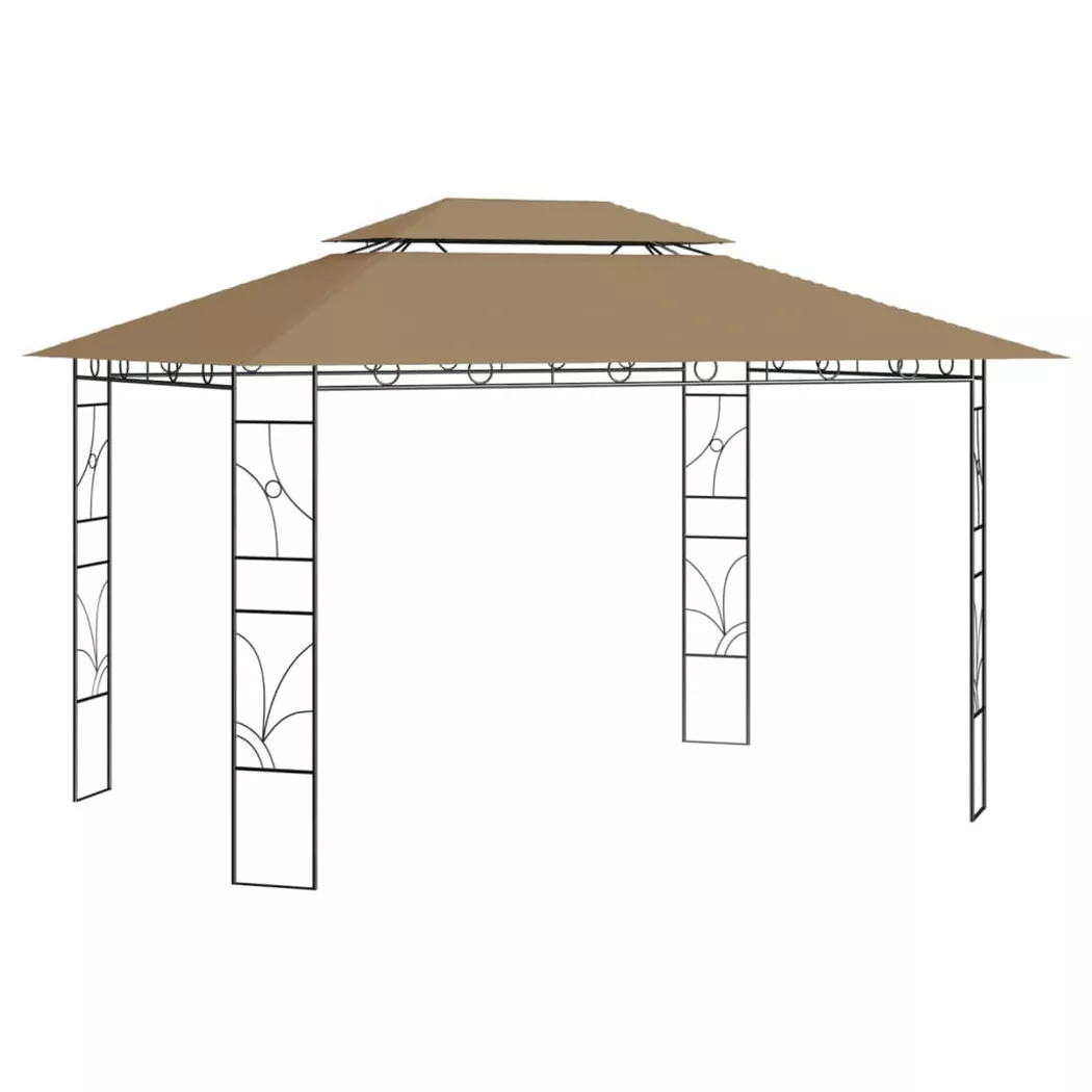 VidaXL - Gartenpavillon gewebe, One Size, Beige