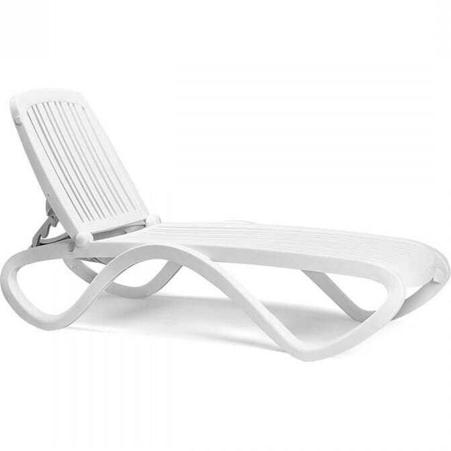 NARDI outdoor Chaise longue de jardin Tropico blanc  