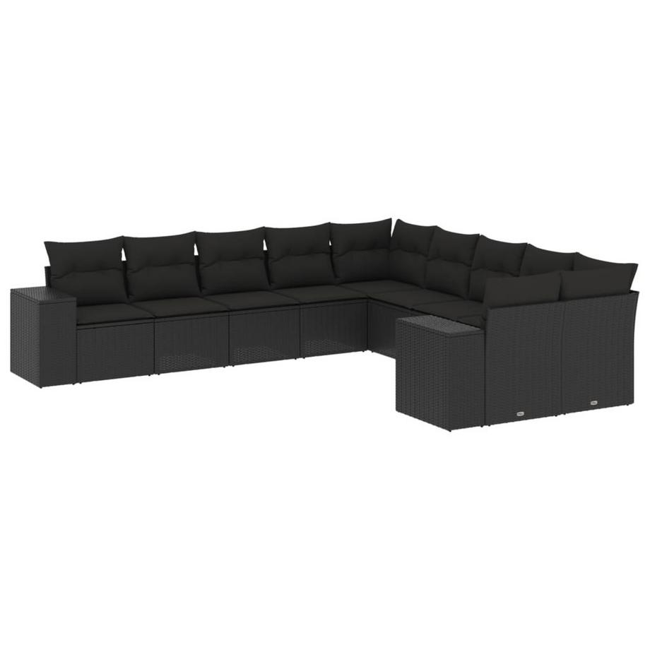 Ensemble de canapés de jardin rotin synthétique