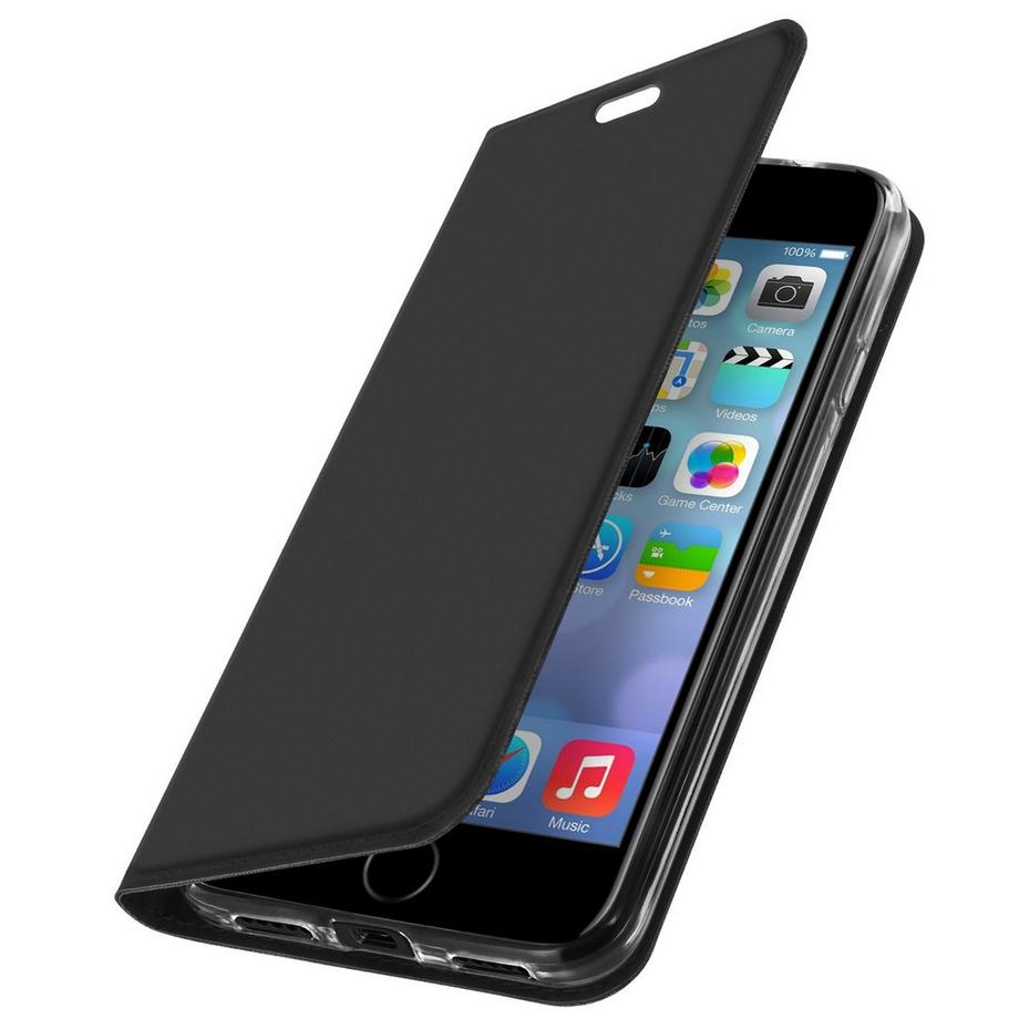 DuxDucis  Klapphülle iPhone 7/ 8 / SE 2020 Schwarz 