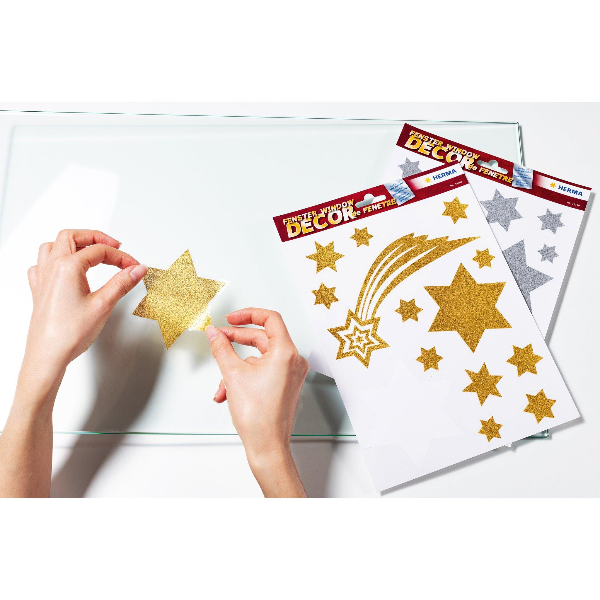 HERMA  HERMA 15109 sticker decorativi Film Oro Rimovibile 14 pz 