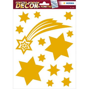 HERMA 15109 sticker decorativi Film Oro Rimovibile 14 pz