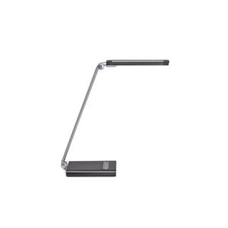 Maul Lampada da tavolo a LED, dimmerabile, porta USB nella base, 6 W, 6500 K, argento.  