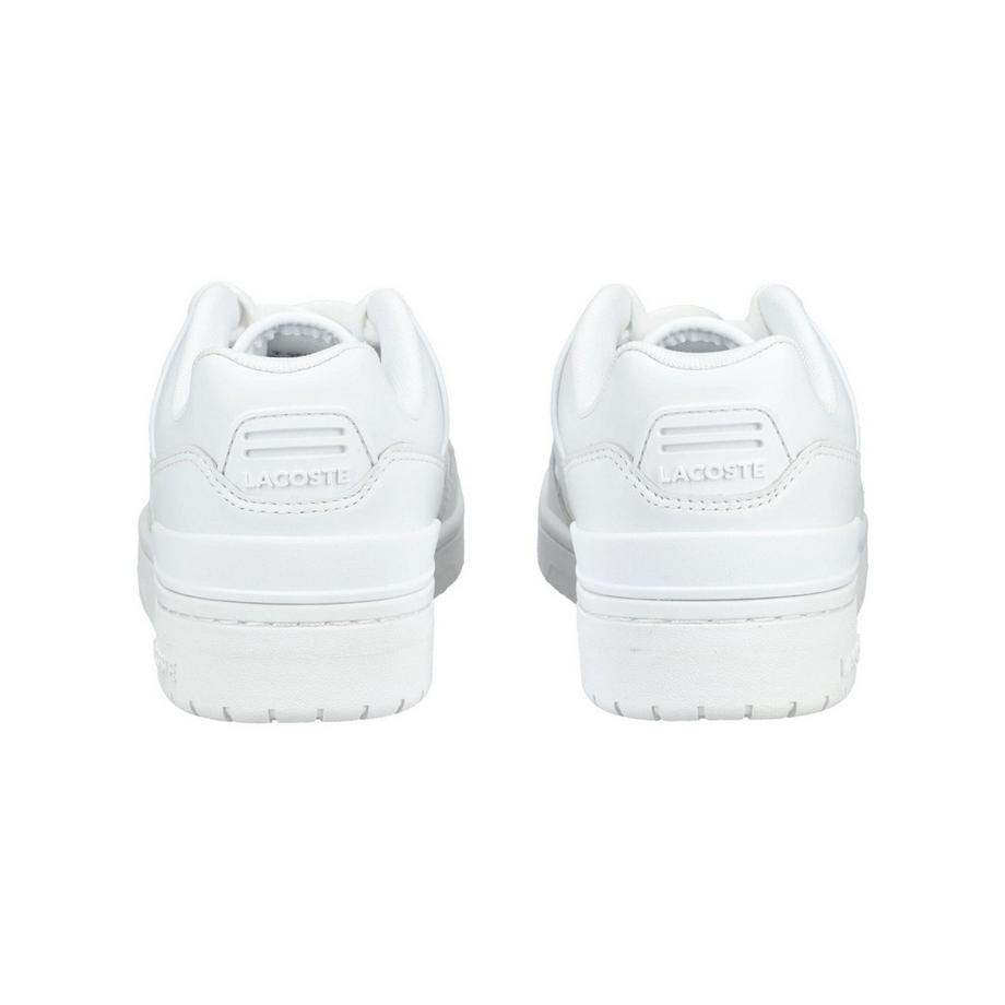 LACOSTE Sneaker basse blanche avec logo crocodile métallique  