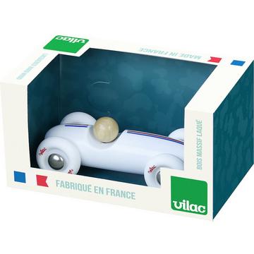 Voiture Grand Prix vintage PM blanche, Vilac