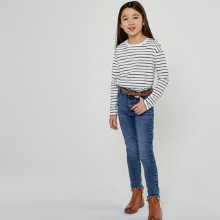 La Redoute Collections  T-shirt marinière manches longues en coton 