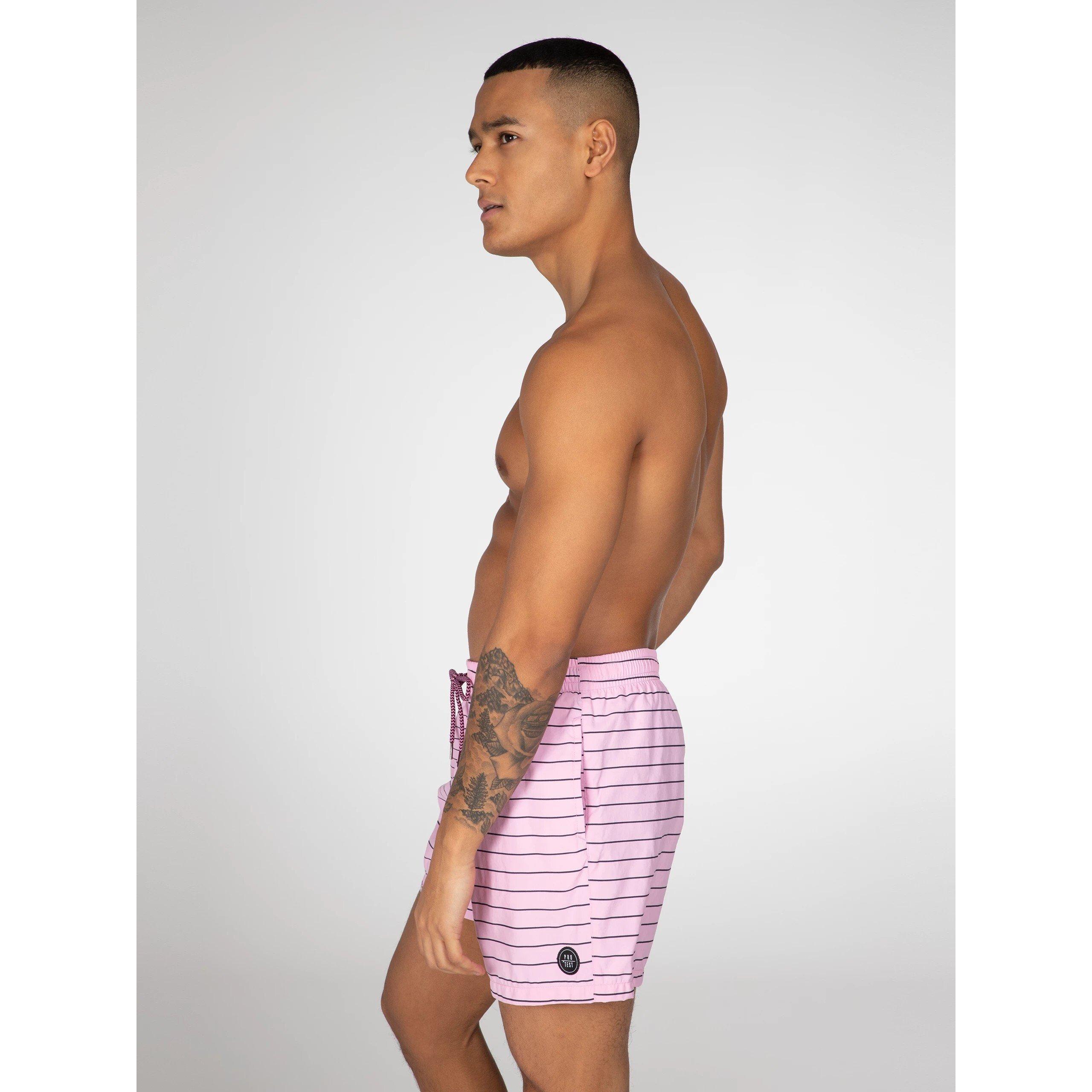 PROTEST Sharif Gestreifte Strandshorts  