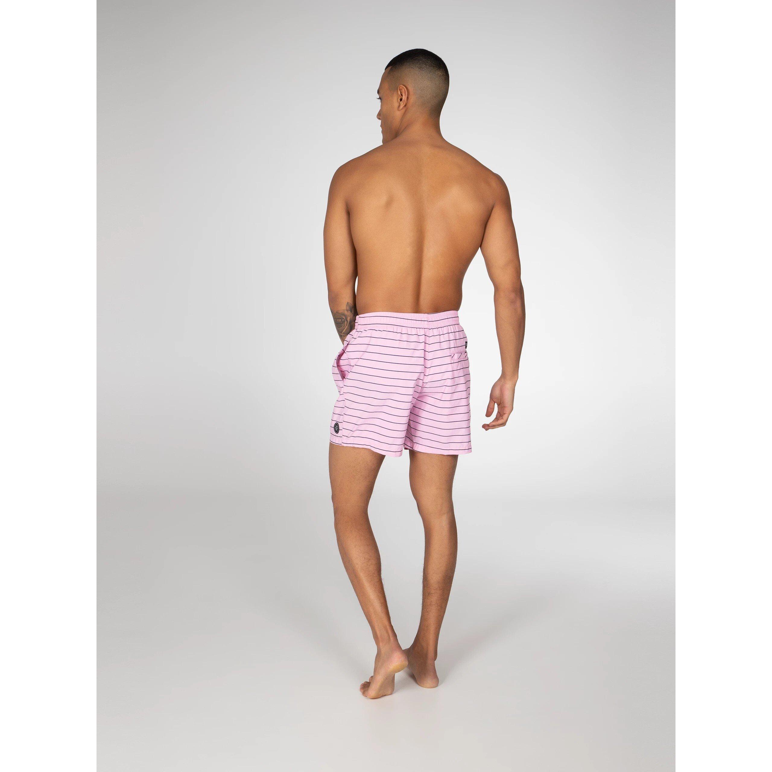 PROTEST Sharif Gestreifte Strandshorts  