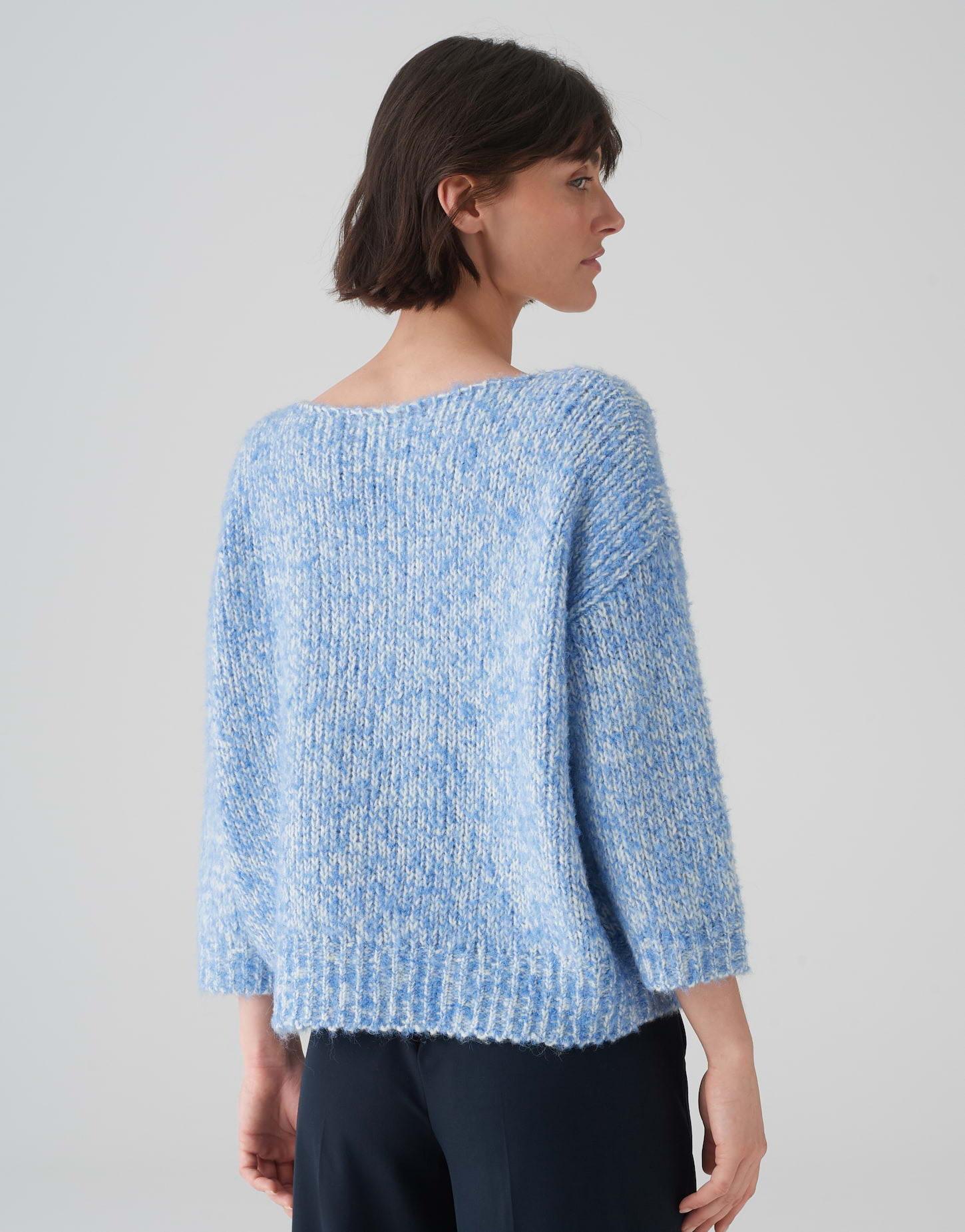 OPUS  Strickpullover Polika O-Form 