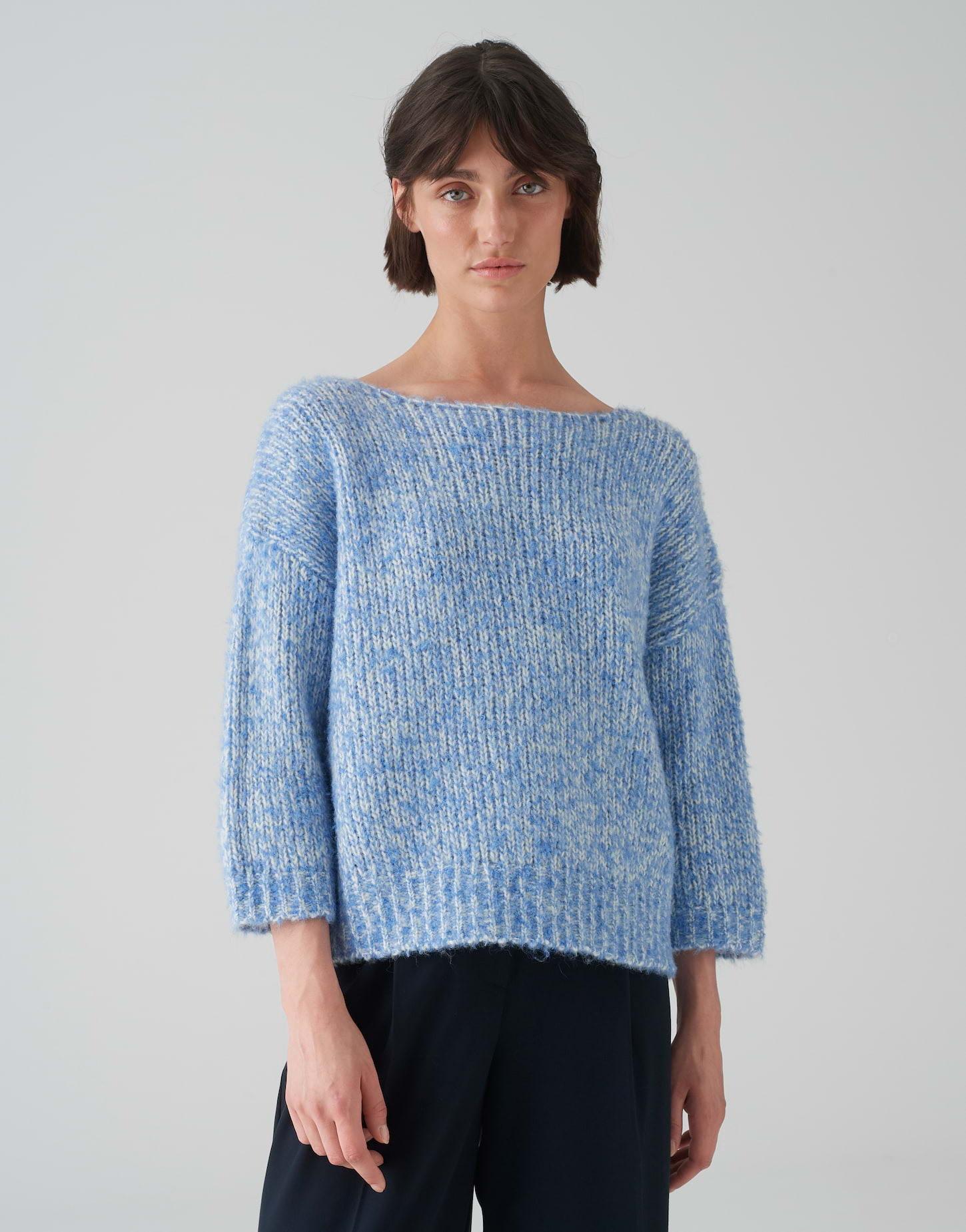 OPUS  Strickpullover Polika O-Form 