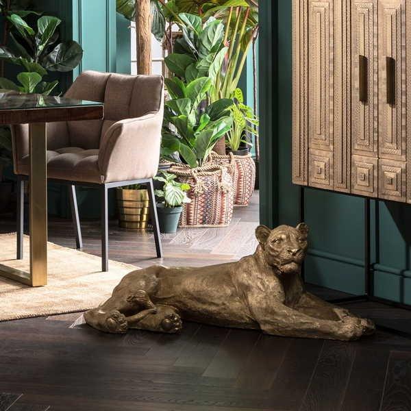 KARE Design Oggetto decorativo Lion Gold  