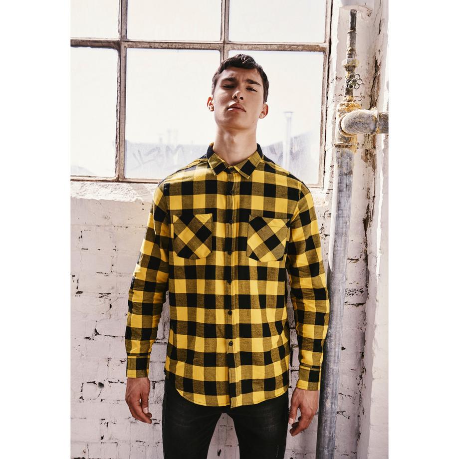 URBAN CLASSICS Basic Flanellhemd  