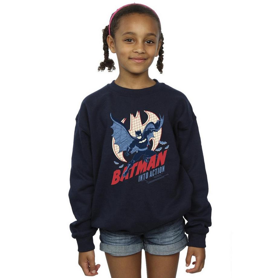 DC COMICS  Into Action Sweatshirt 