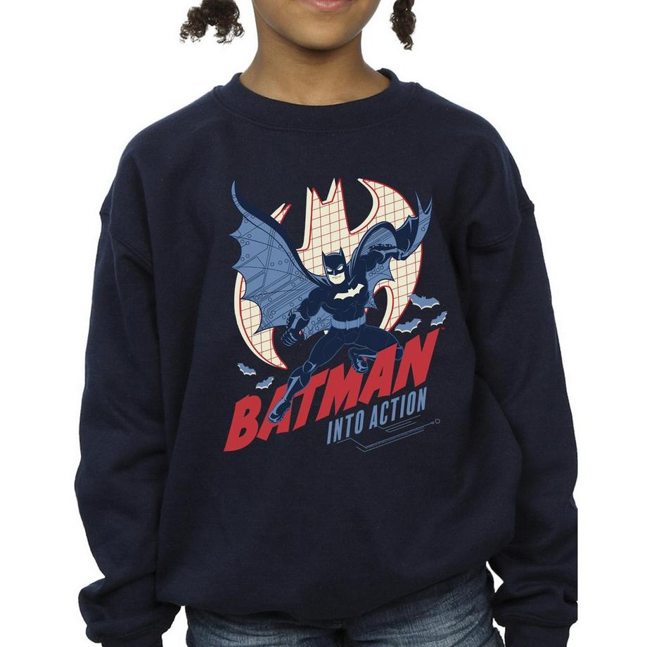 DC COMICS  Into Action Sweatshirt 