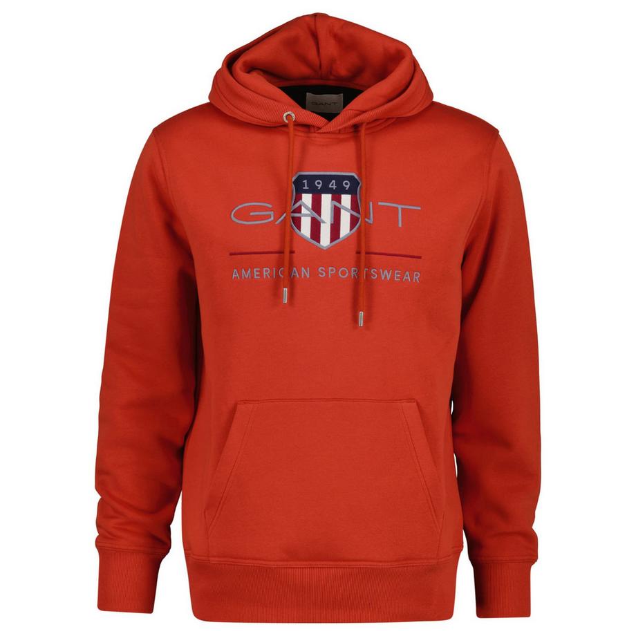 Felpa Uomini Vestibilità confortevole-REGULAR ARCHIVE SHIELD HOODIE