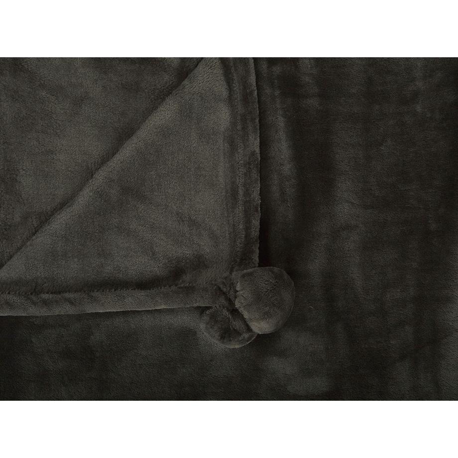 Beliani Coperta Morbida Moderna TERKE in Poliestere  