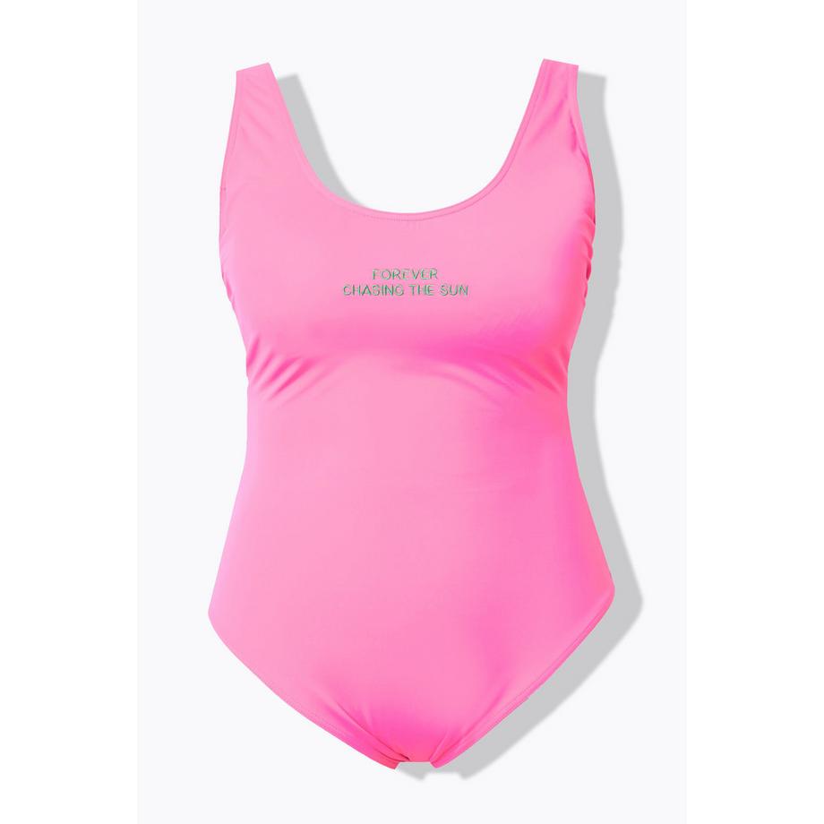 Studio Untold Maillot de bain bonnets souples message brodé galbant  