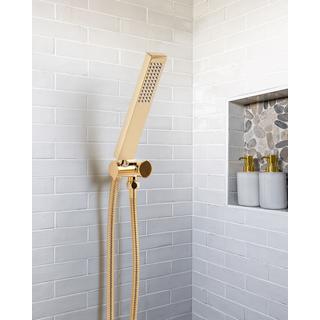 Beliani Duschkopf aus Messing Modern TABACAL  