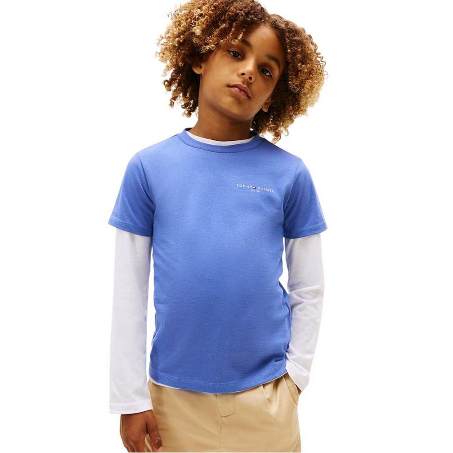 TOMMY HILFIGER  Maglietta Regolare Logo Cotone 