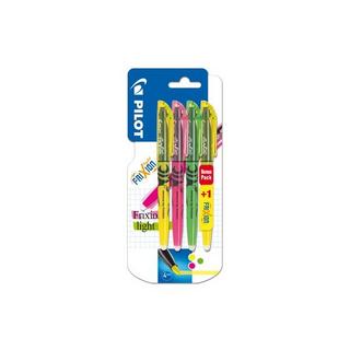 Pilot Pilot FriXion Light marqueur 4 pièce(s) Pointe biseautée Vert, Rose, Jaune  