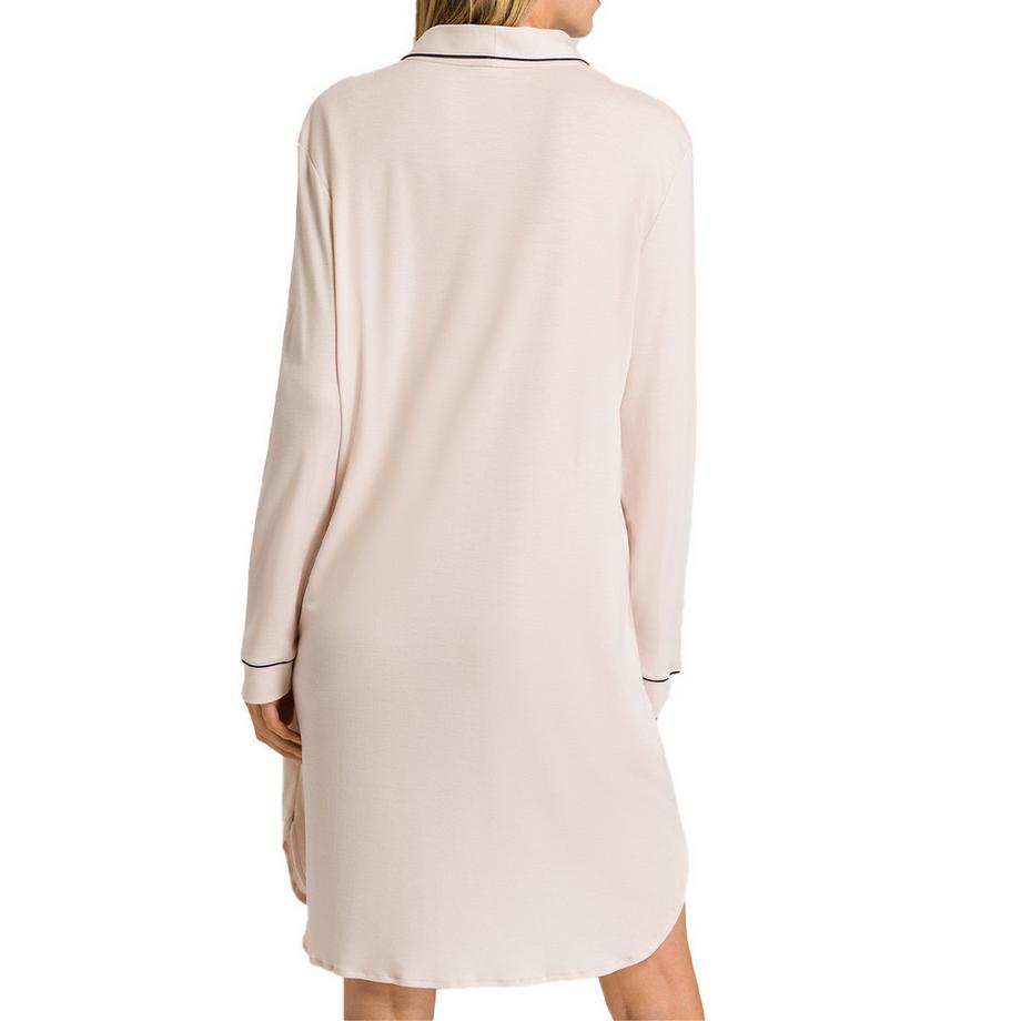 HANRO Natural Comfort Camicia da Notte Maniche Lunghe  
