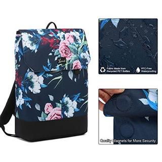 Only-bags.store Sac à dos élégant sac à dos étanche avec compartiment pour ordinateur portable 15,6 pouces et sac antivol pour les voyages, l'université, l'école et le bureau  