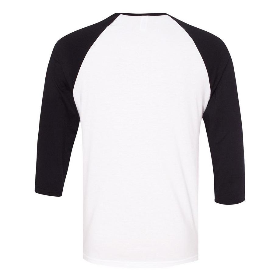 Bella + Canvas Canvas T-ShirtDe Baseball À Manches 3/4  