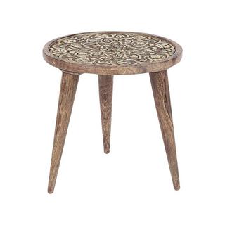 Beliani Set di 2 tavolini en Legno di mango Classico RANJA  