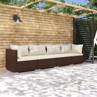 VidaXL Garten-lounge-set poly-rattan  