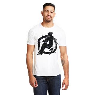 Avengers Endgame Avengers Logo Graphic Print T-Shirt  
