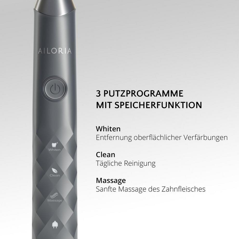 AILORIA SHINE BRIGHT USB-Schallzahnbürste  