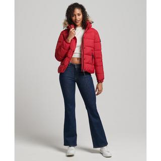 Superdry Kurze Daunenjacke mit Kapuze  